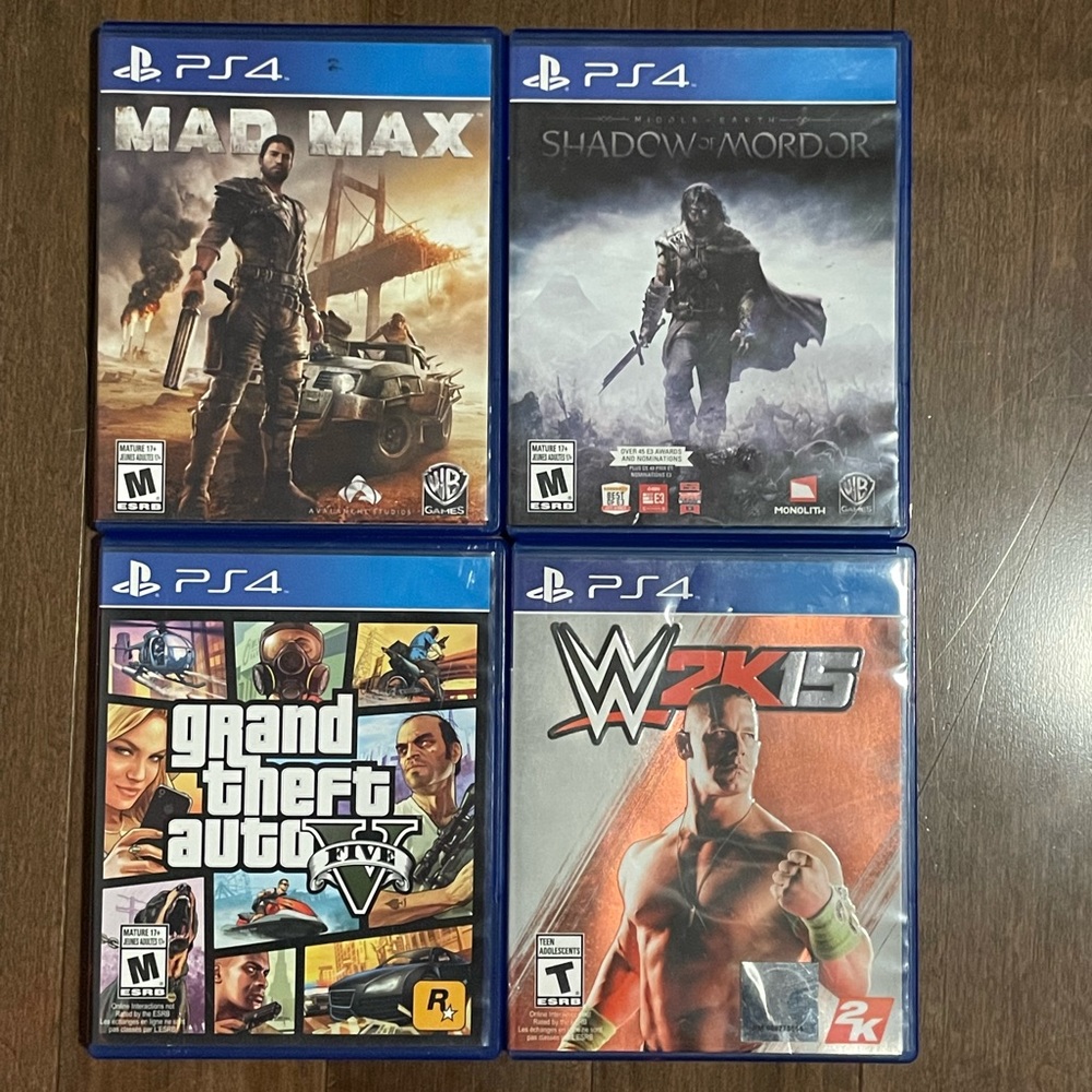 BUNDLE OF PS4 GAMES